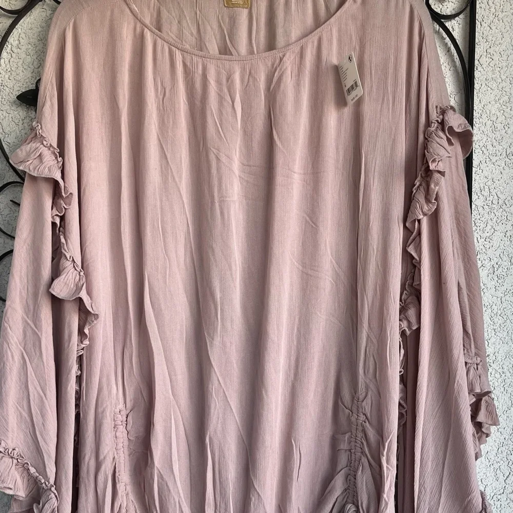 Free People Cassy Tunic Hushed Violet Fringe Mini Dress - Picture 5 of 12